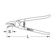 KS Tools Lochschere, linksschneidend-3