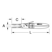 KS Tools Lötlitzen-Haltezange, 245mm-4