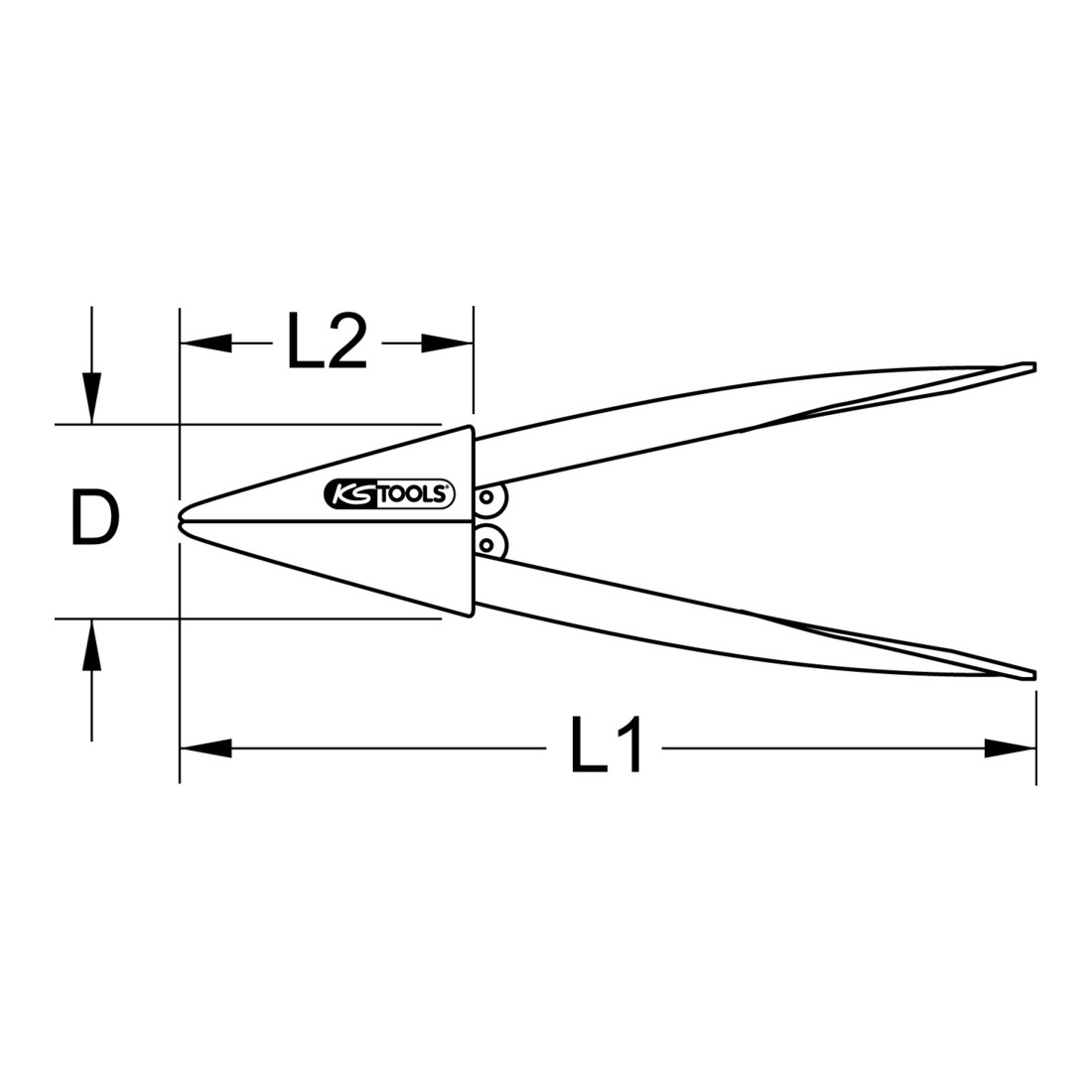 KS Tools loodpijpexpansietang, 1,1/2"