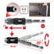 KS Tools magnetische snelwisselbithouder met scharnier 1/4 inch
