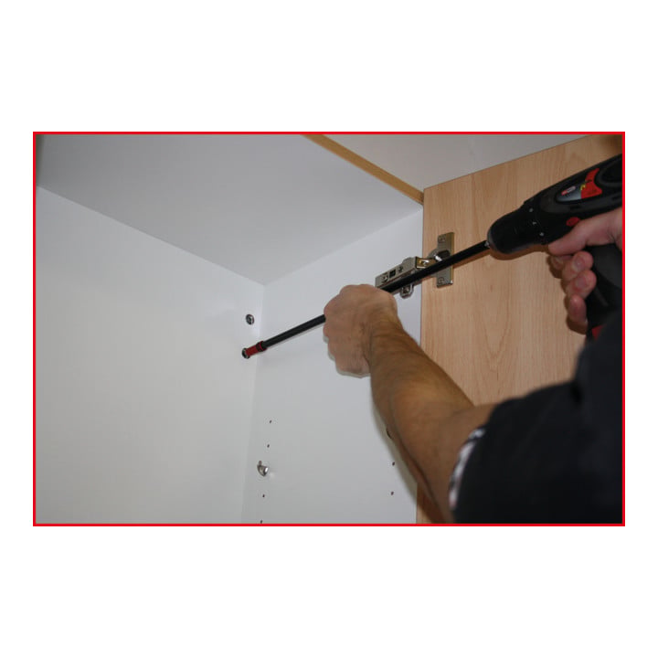 KS Tools magnetische snelwisselbithouder met vrijloophuls 1/4 inch, extra lang