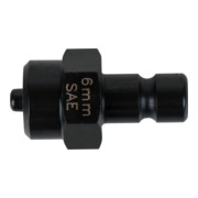 KS Tools Mandrino svasato 6mm, OP1, SAE con un anello di sicurezza