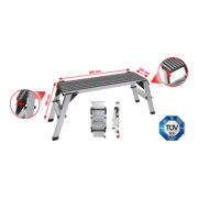 KS Tools Marche-pied en aluminium, 1000x405x480mm-4