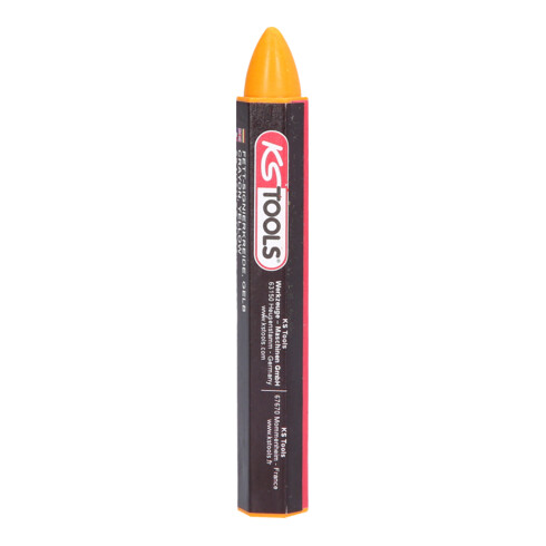 KS Tools markeerkrijt, geel, set van 12