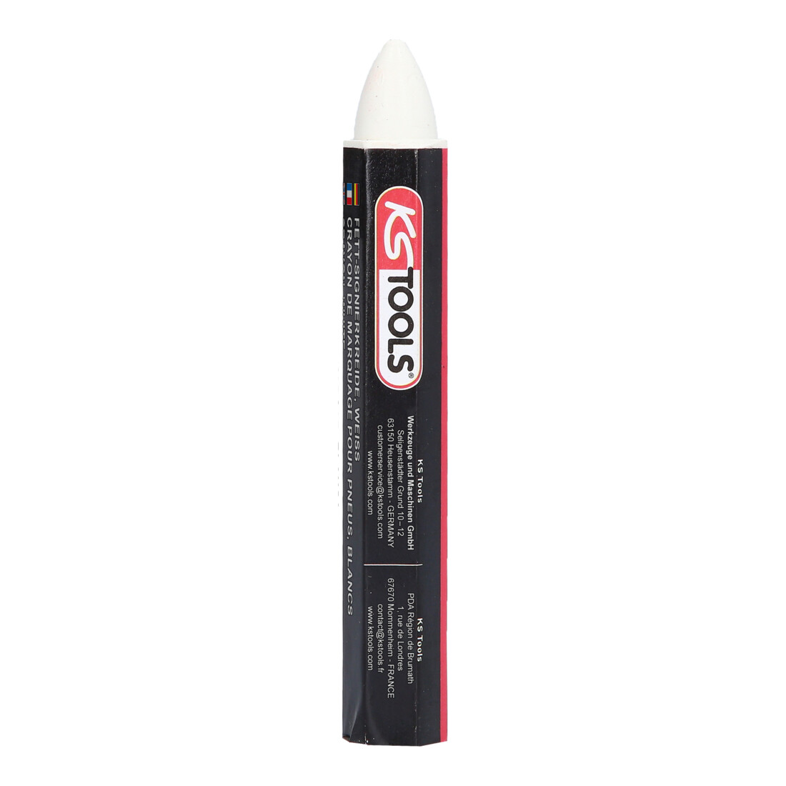 KS Tools markeerkrijt, wit, set van 12