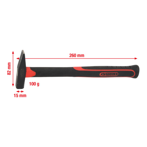 KS Tools Martello da montatore, manico in fibra di vetro
