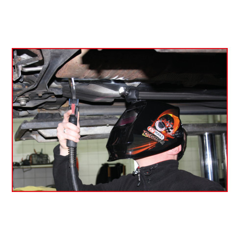 KS Tools Masque de soudure avec lampe frontale intégrée