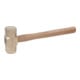 KS Tools Massettes octogonales BRONZEplus 2500 g, manche en Hickory