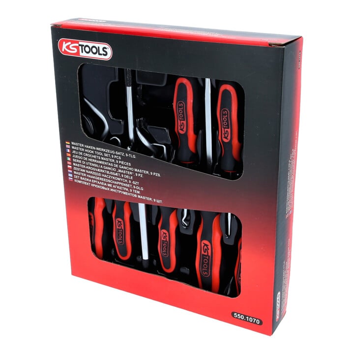 KS Tools Master Haken-Werkzeug-Satz, 9-teilig