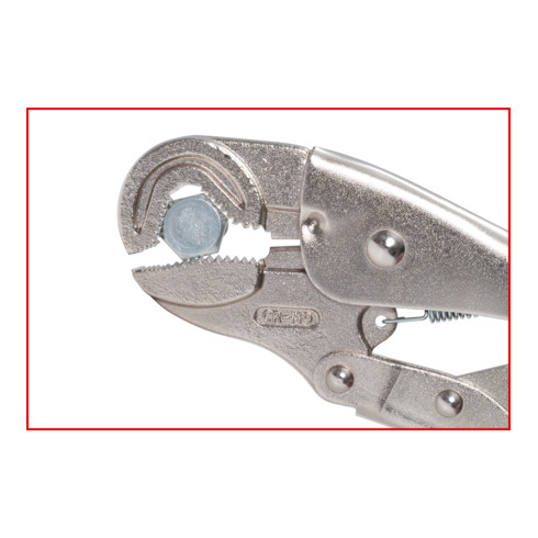 KS Tools Maul-Gripzange mit Drahtschneider
