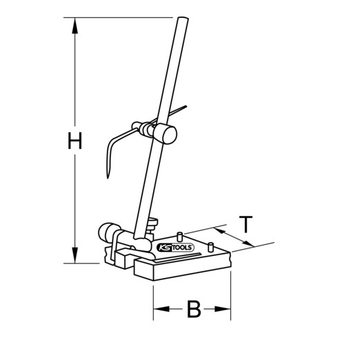 KS Tools Mechaniker-Höhenreißer