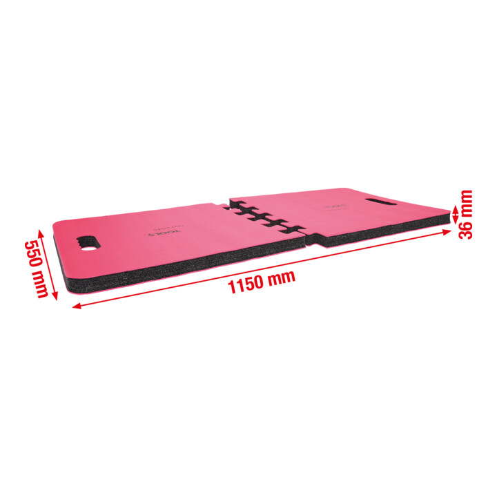 KS Tools mechanische beschermmat, L1150xB550xH36mm, 2-delig.