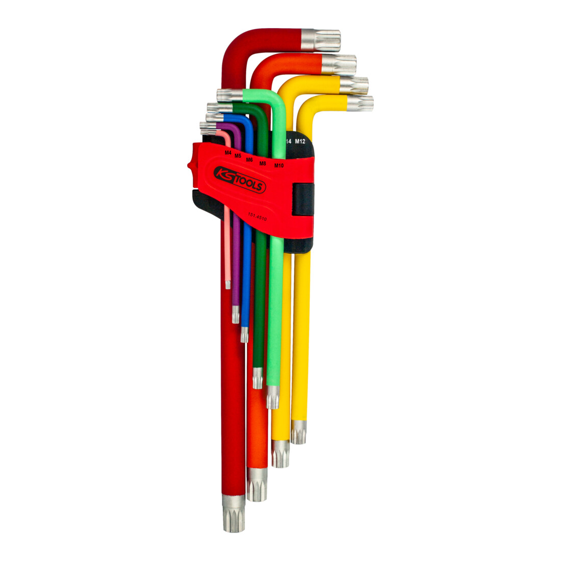 KS Tools meertands (XZN®) haakse steeksleutelset, XL, 9-delig.