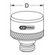 KS Tools Messing Eintreiber-Aufsatz-Satz, 2-teilig, Ø 10mm-3