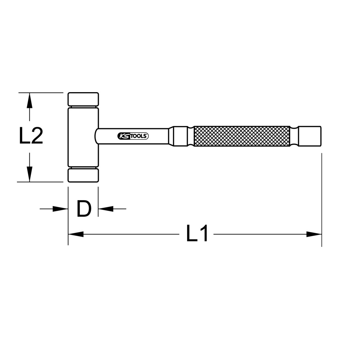 KS Tools messing hamer