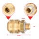 KS Tools messing koppeling met buitendraad, G1/4 "AG