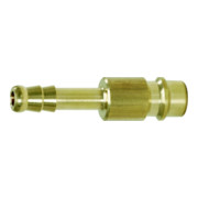 KS Tools Messing-Stecknippel mit Schlauchtülle, Ø9mm