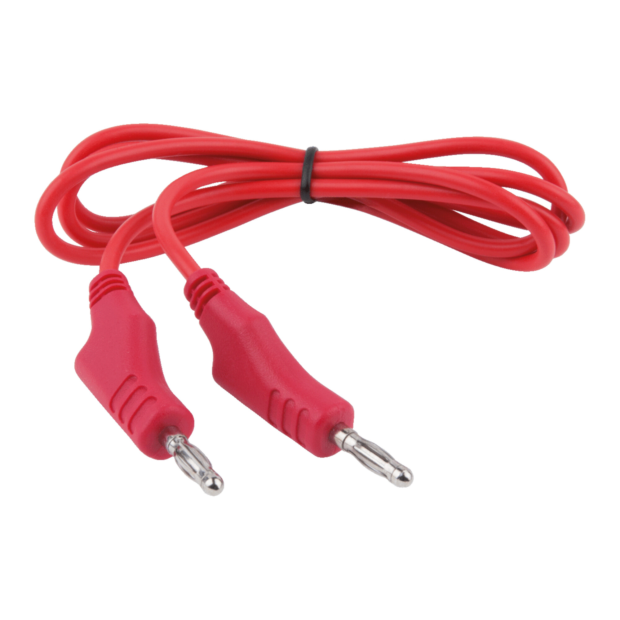 KS Tools Messleitungs-Verlängerung mit Doppel Stecker und zusätzlicher Buchse 1.100 mm (rot)