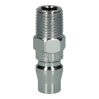 KS Tools metalen weerhaaknippel, 1/4" mannelijk, Azië