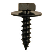 KS Tools Metall-Schraube/Scheibe, schwarz universal, 10er Pack Ø 6,2/10 mm-1