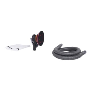 KS Tools Meuleuse excentrée pneumatique à grain fin avec aspiration