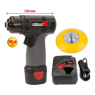 KS Tools Meuleuse sur batterie, 3.200 Tr/min 10,8V, avec 1 batterie et chargeur