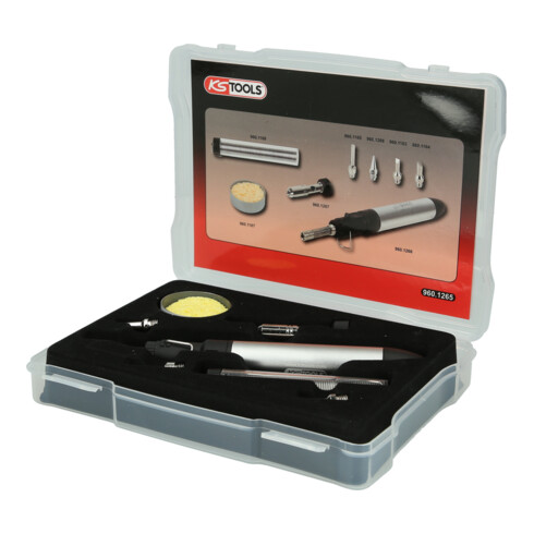 KS Tools Micro soldeerset, 8 st.