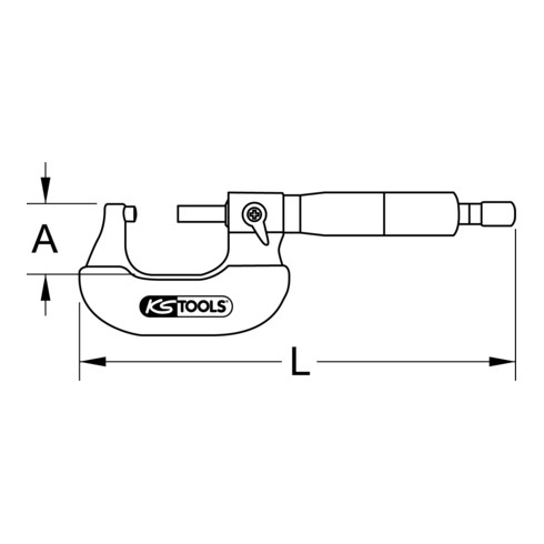 Micromètre KS Tools, numérique