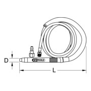 KS Tools Microrettificatrice pneumatica 70000 rpm-4