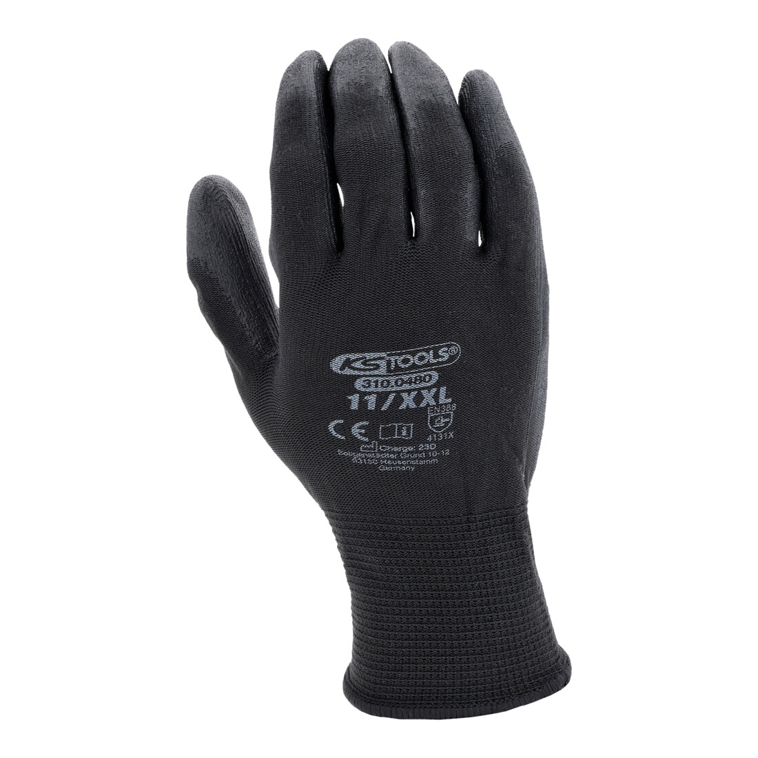 KS Tools Mikro-Feinstrickhandschuhe-schwarz, 11