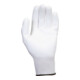 KS Tools Mikro-Feinstrickhandschuhe-weiß, L, 12 Paar