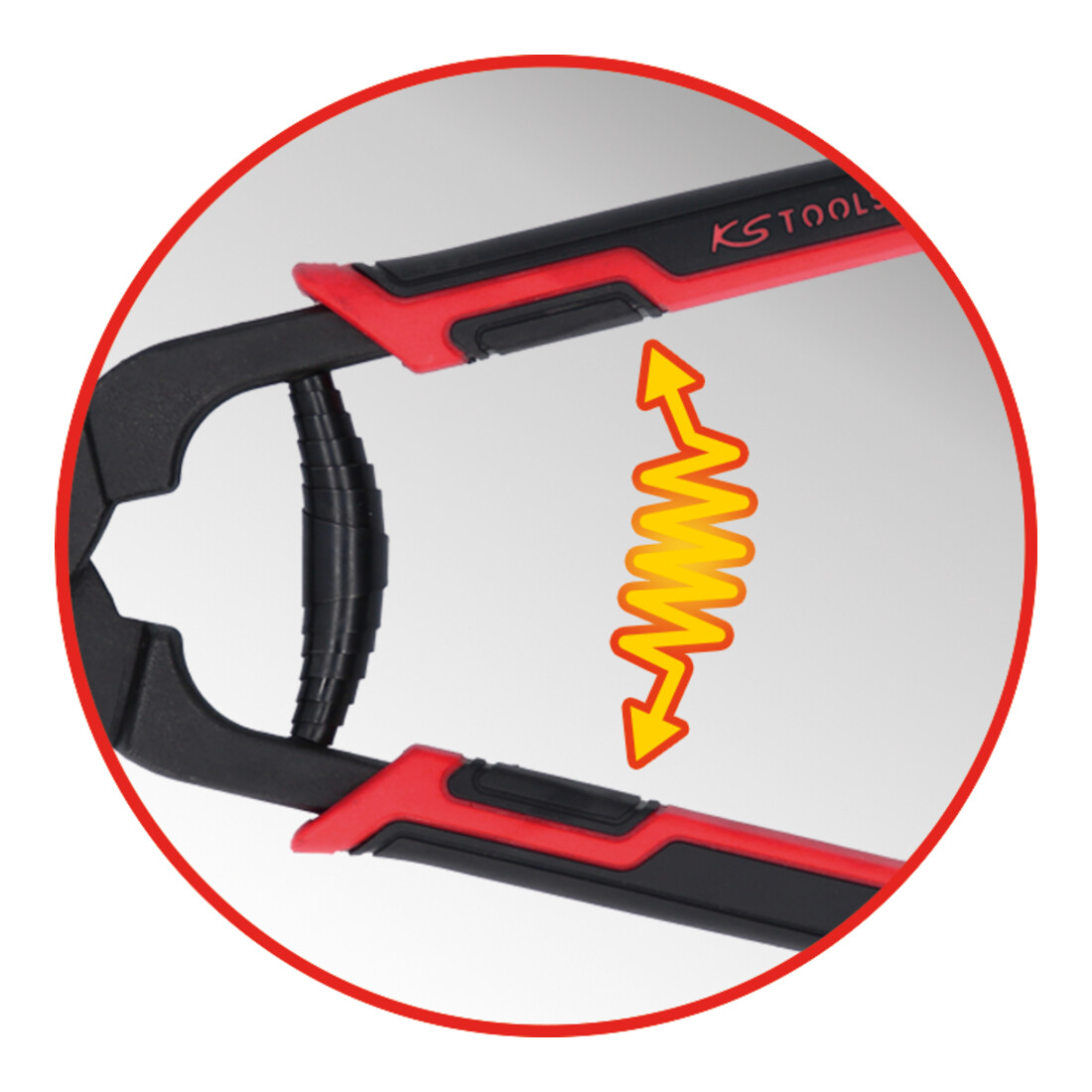 KS Tools Mini boutensnijder, zelflossend, 8 in.