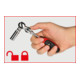 KS Tools Mini cricchetto a T MODIFIX 3/8" con testa girevole, 72 denti, 0°+90°-4