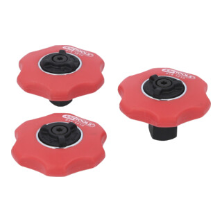 KS Tools Mini hand ratelset, 3-delig, 1/4"+3/8"+1/2"