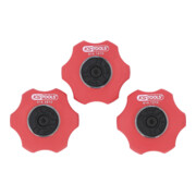 KS Tools Mini hand ratelset, 3-delig, 1/4"+3/8"+1/2"-4