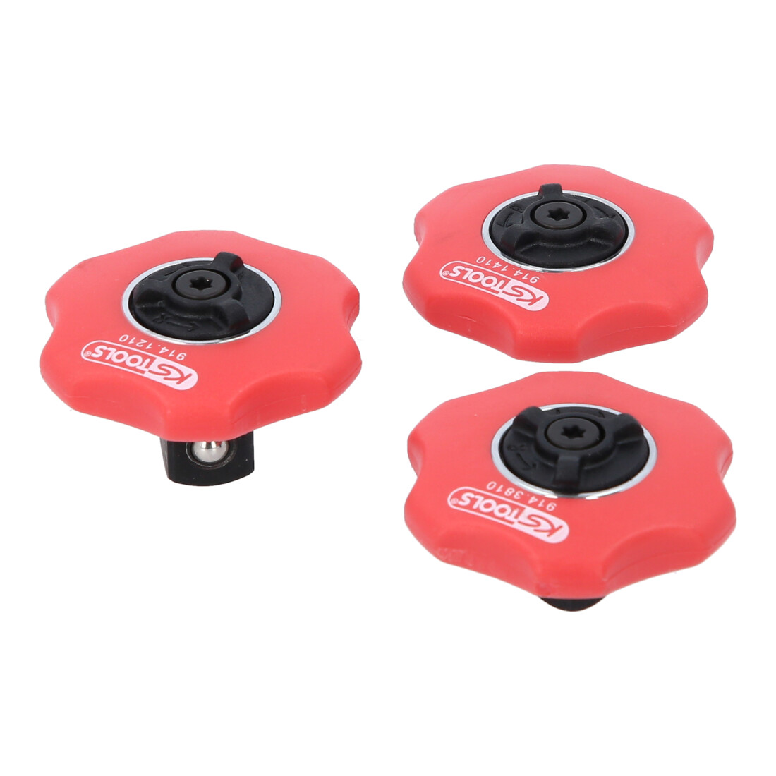 KS Tools Mini hand ratelset, 3-delig, 1/4"+3/8"+1/2"