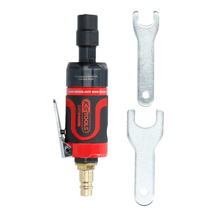 KS Tools Mini meuleuse axiale droite pneumatique SlimPOWER