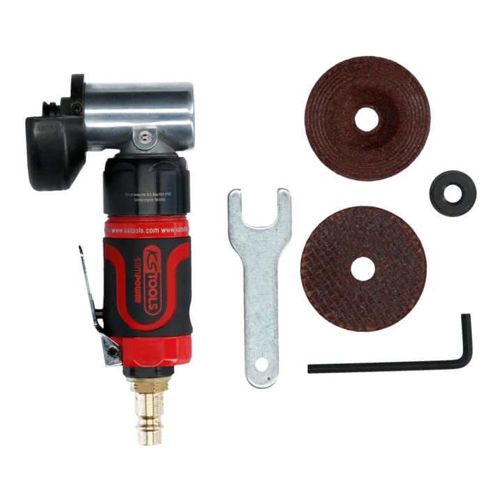 KS Tools Mini-meuleuse pneumatique droite SlimPOWER 1/4", version courte