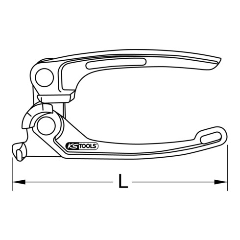 KS Tools Mini piegatrice 3in1, 3-6mm