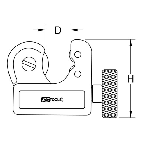 KS Tools Mini pijpsnijder