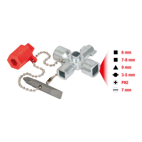 KS Tools mini schakelkast sleutel, 42mm