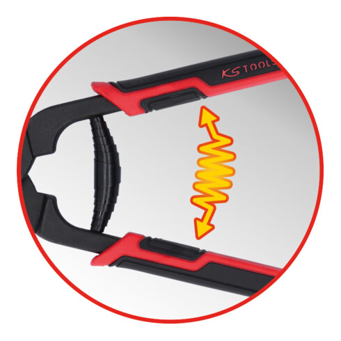 KS Tools Mini tagliabulloni autoserrante, 8"