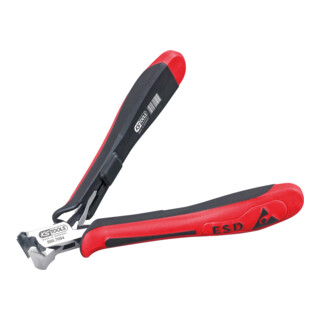 KS Tools Mini tagliente diagonale ESD, testa larga, 120mm