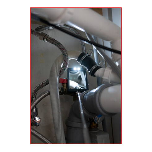 KS Tools Miroir d'inspection flexible avec éclairage