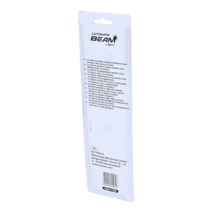 KS Tools Miroir d'inspection flexible avec éclairage