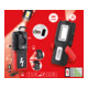 KS Tools Mobiele werkplaatslamp, knikbaar, 500 lumen