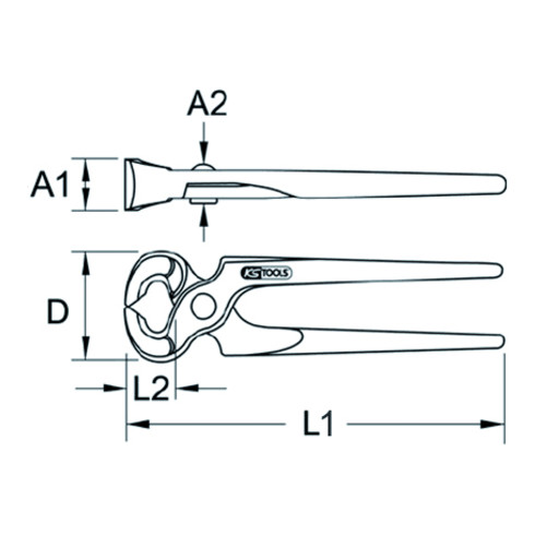 KS Tools Monierzange