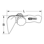 KS Tools montagebeugel, opschroefbaar-3