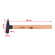 KS Tools monteurshamer met hickory steel, 200g