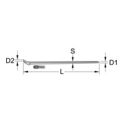 KS Tools Morsetto a leva, 1,8 m-3